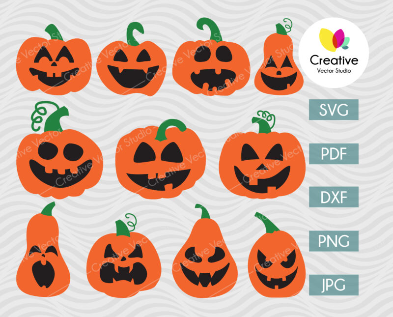 Pumpkin SVG Halloween Bundle