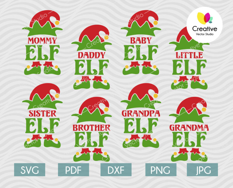 Elf Family svg
