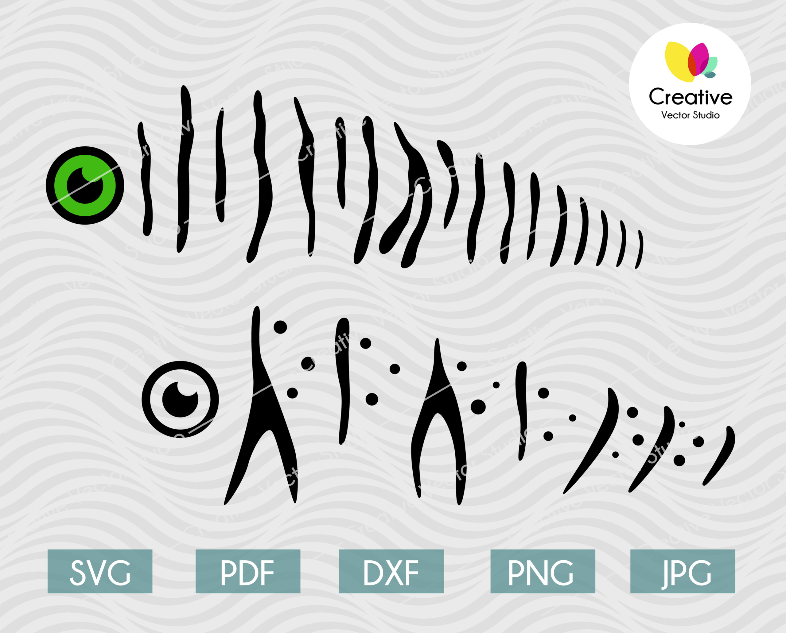 Fishing Lure SVG Bundle 1 Cut File Creative Vector Studio