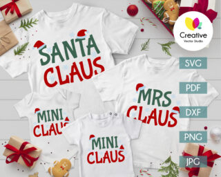 Santa Claus family t-shirt