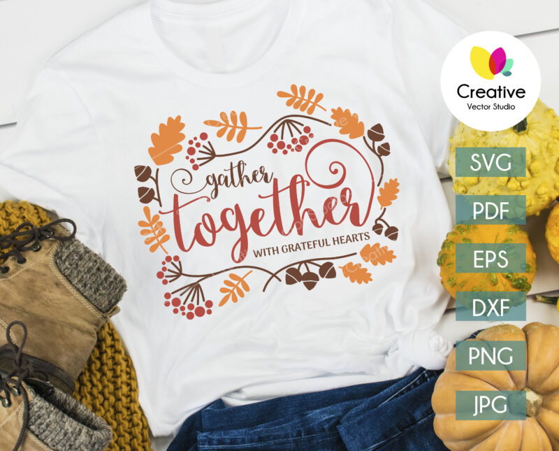 thanksgiving_t-shirt_design_grateful_together