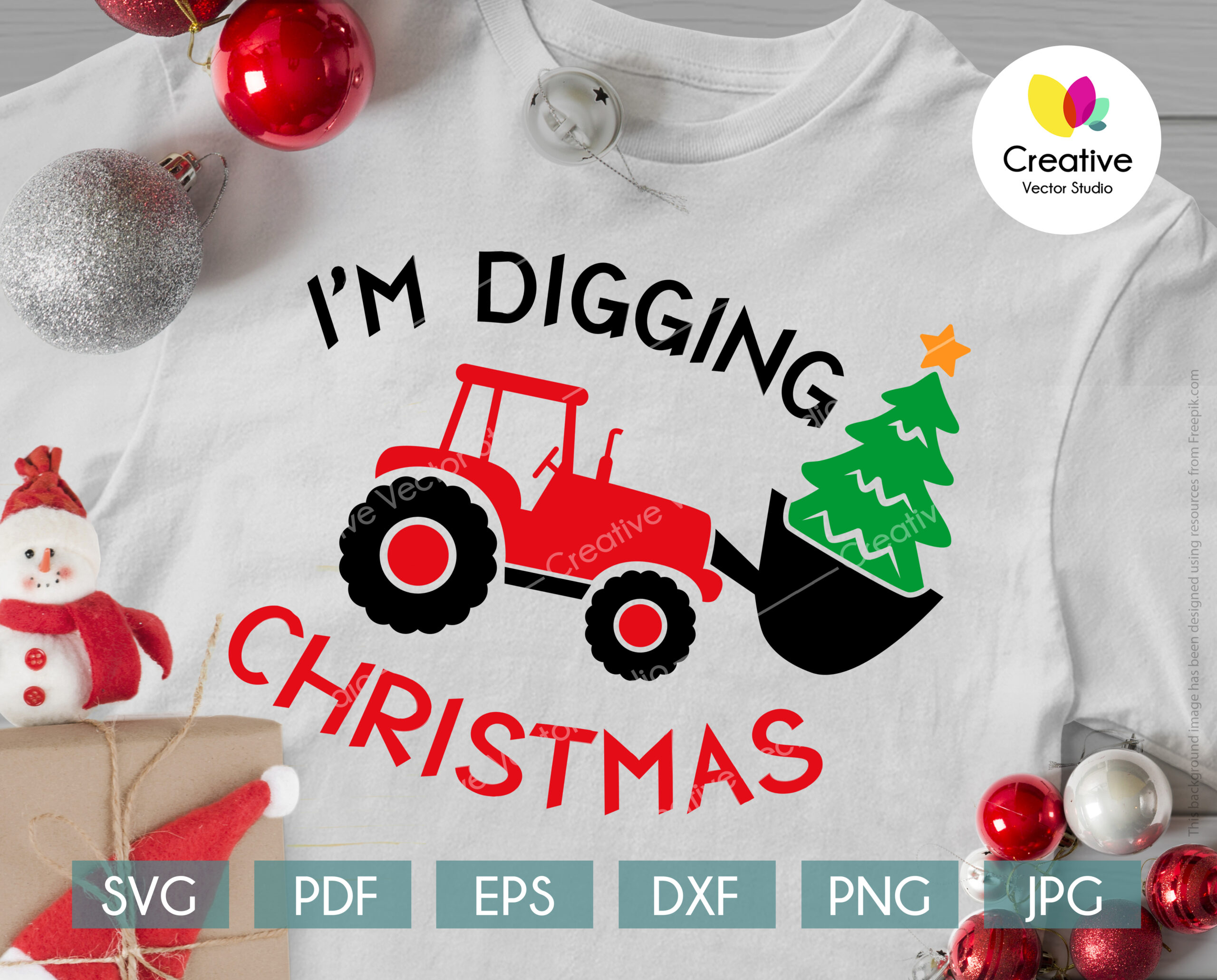 Green Tractor Flat PNG & SVG Design For T-Shirts