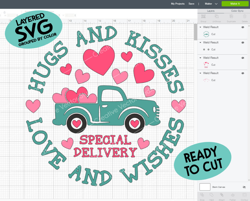 Download Valentine Vintage Truck SVG Bundle | Creative Vector Studio