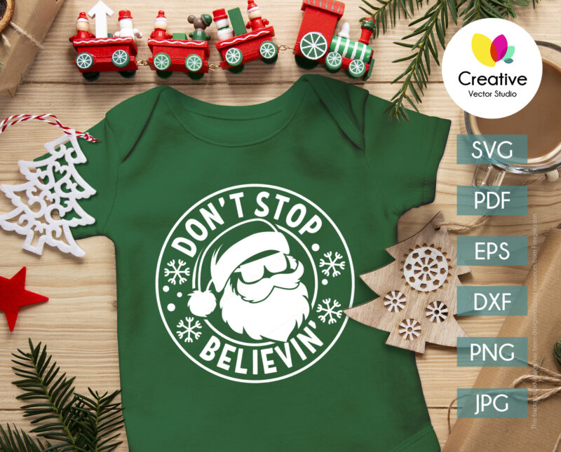 Don't Stop Believing SVG PNG DXF EPS files
