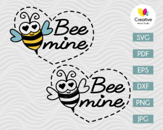 Bee mine SVG Valentine's Day