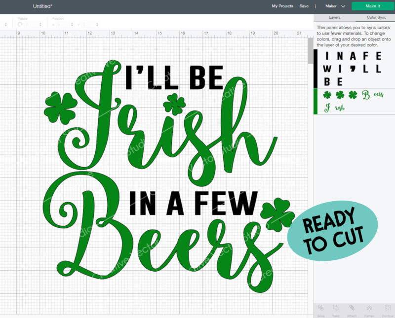 St Patricks Day Svg, Ill be Irish in a few beers