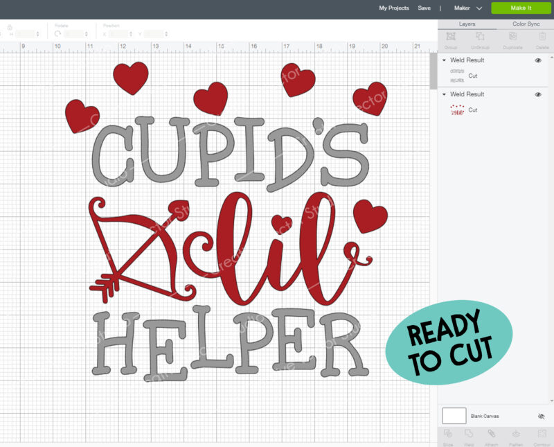Cupid Helper svg Cut File for Cricut, Silhouette