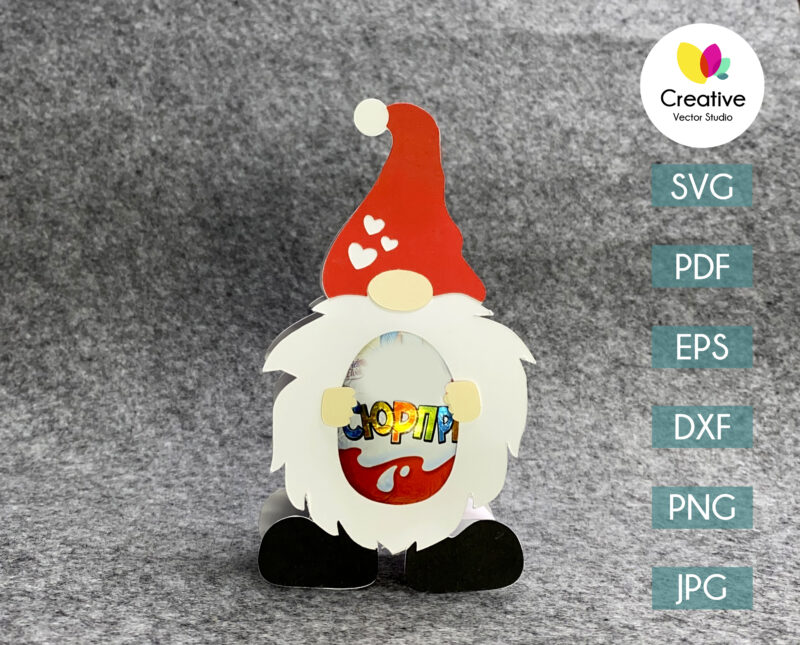 Download Gnome Egg Holder SVG, PDF, EPS Design | Creative Vector Studio