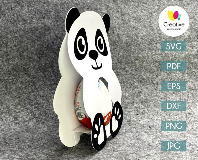 panda easter egg holder
