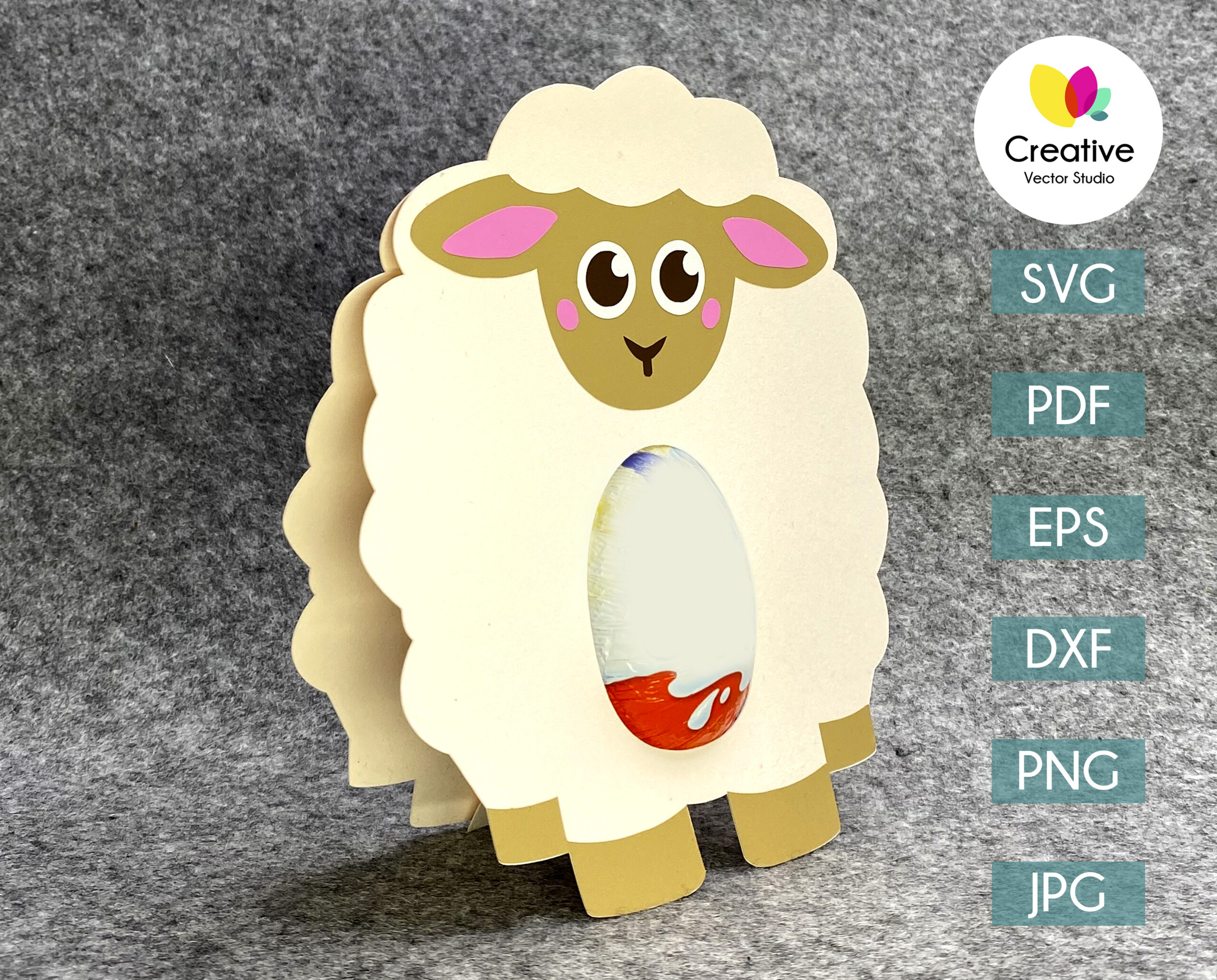 Download Sheep Egg Holder Svg Pdf Png Eps Creative Vector Studio