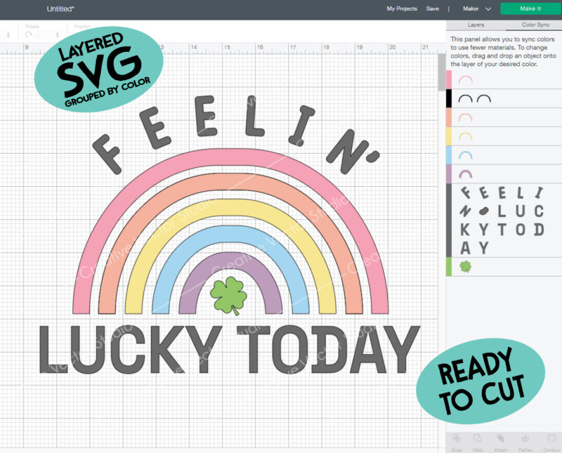 Feeling lucky today svg