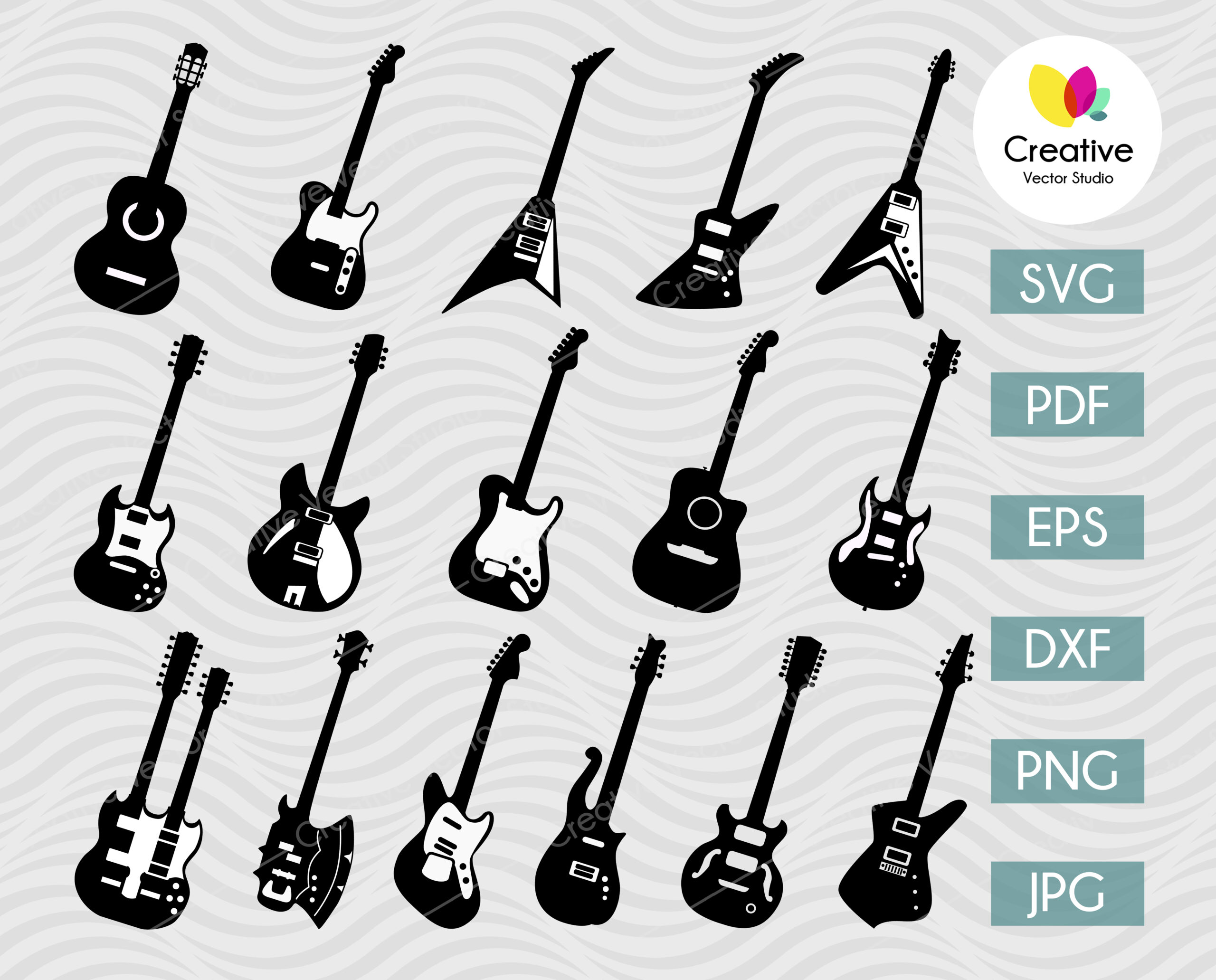 Free Free Layered Guitar Svg 477 SVG PNG EPS DXF File