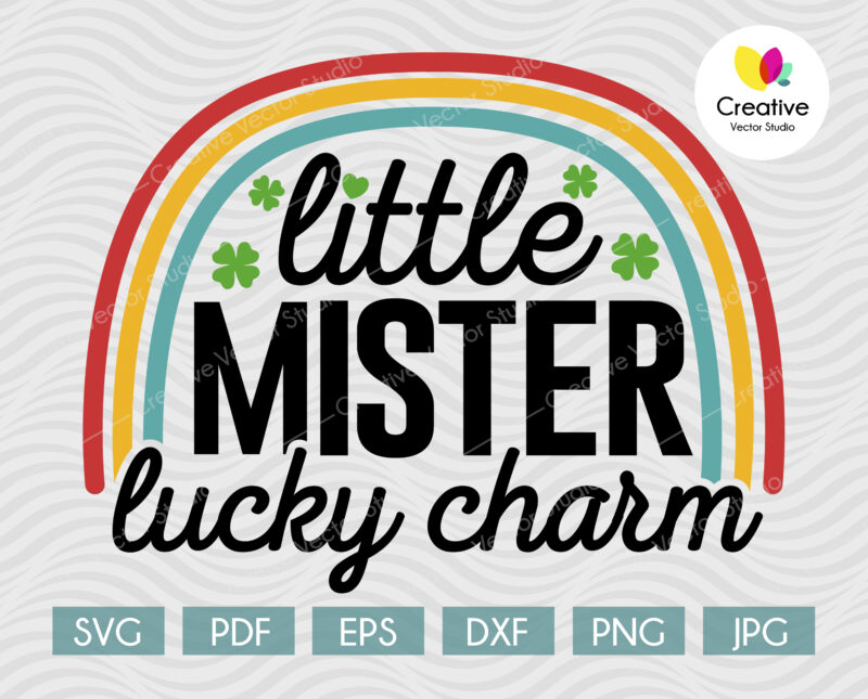 Little Mister Lucky Charm svg