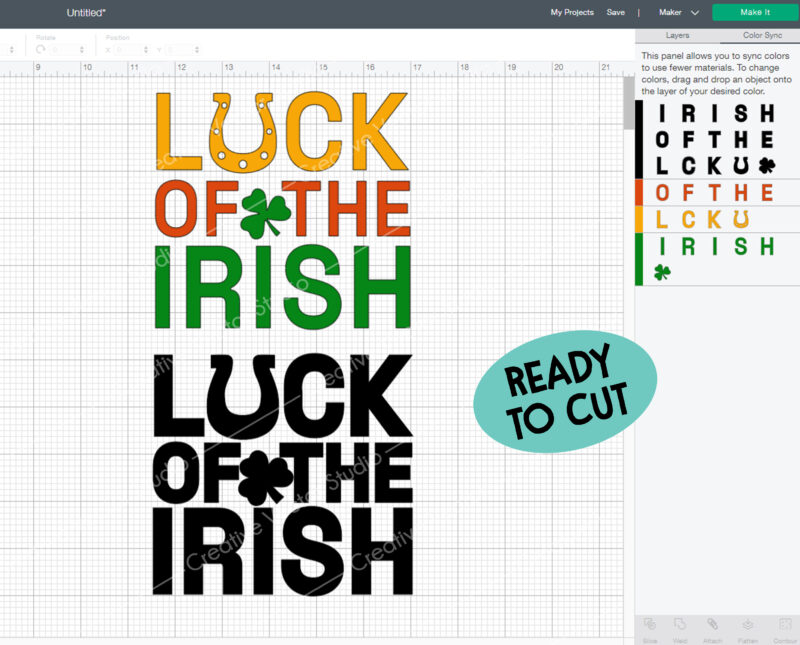 Luck of the Irish SVG cut file