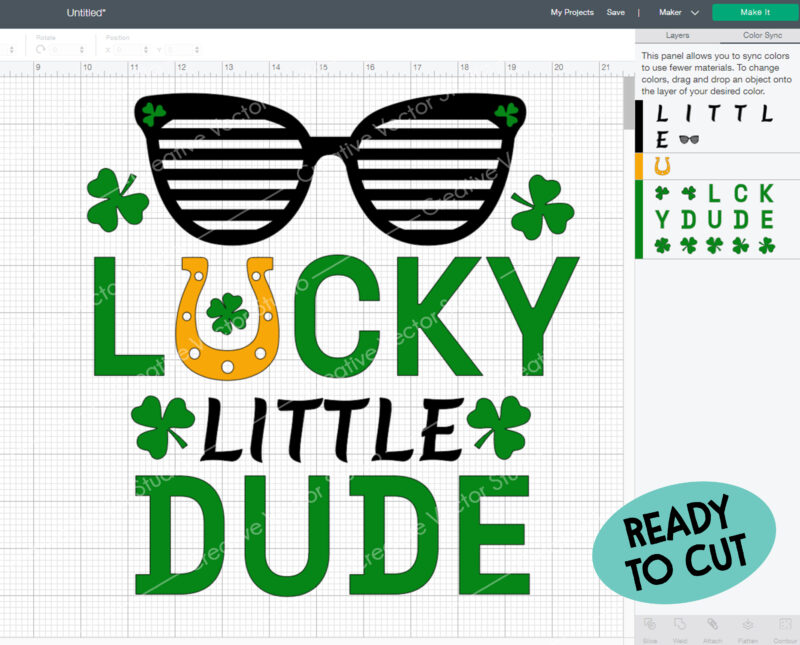 Lucky Little Dude SVG Cut File