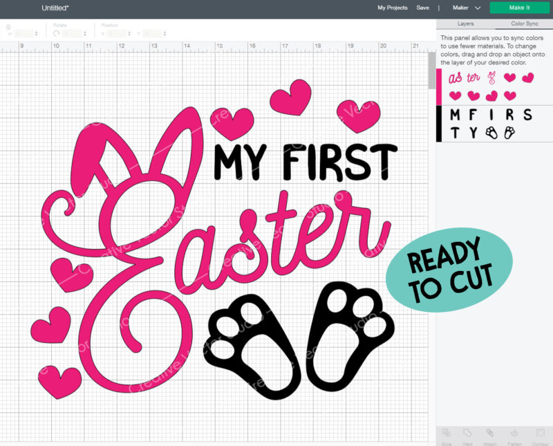 My First Easter SVG Cut File