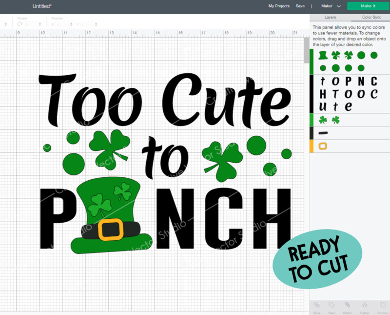 Too Cute To Pinch SVG cut file