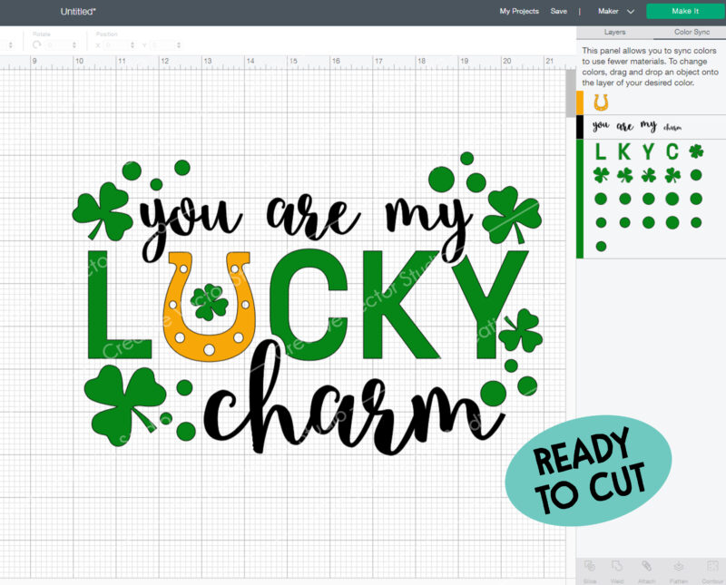 You are my Lucky Charm SVG cut file