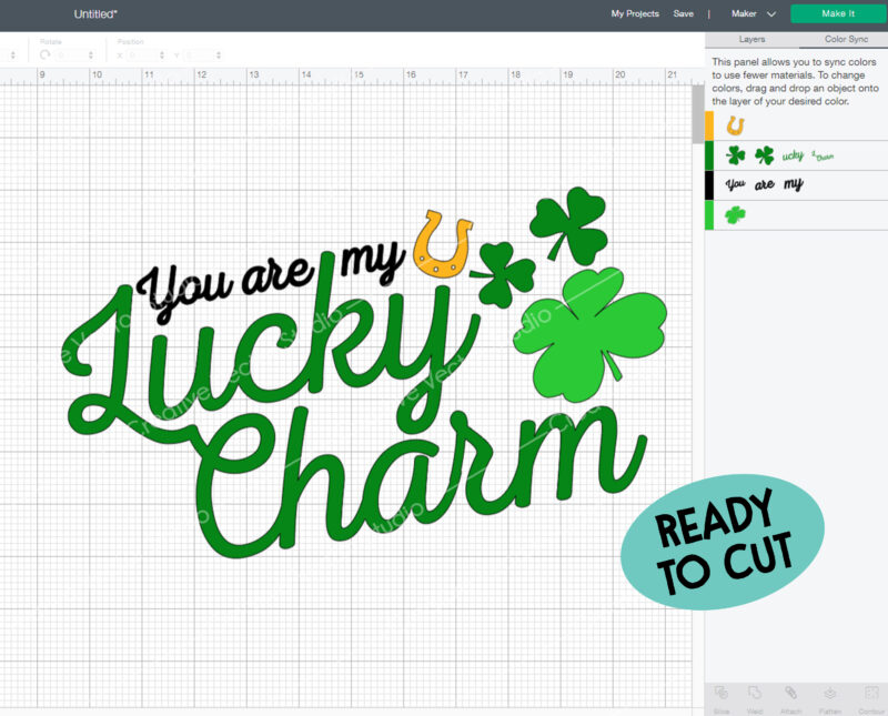 you are my lucky charm svg