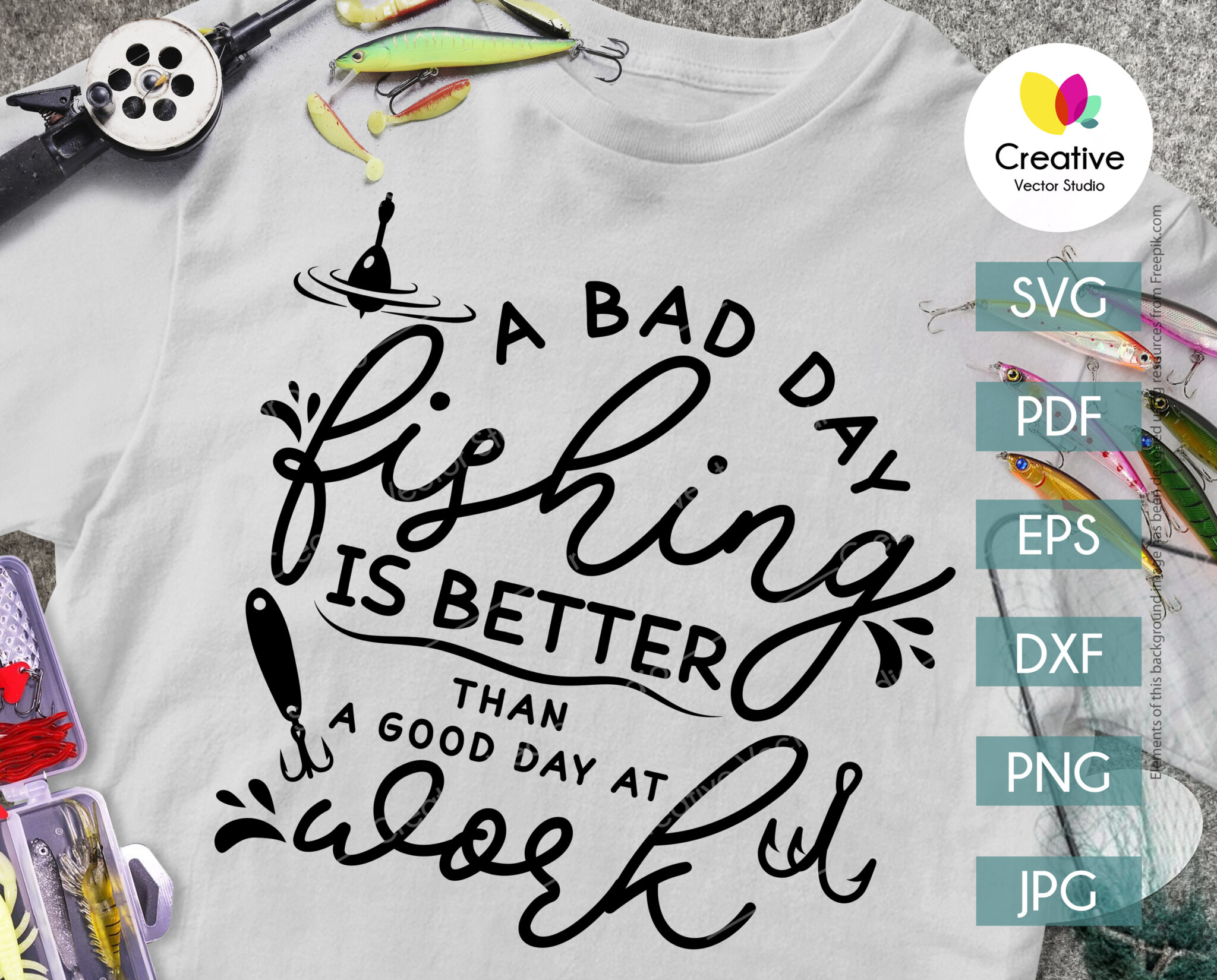 Funny Fishing Quotes SVG Bundle | Creative Vector Studio