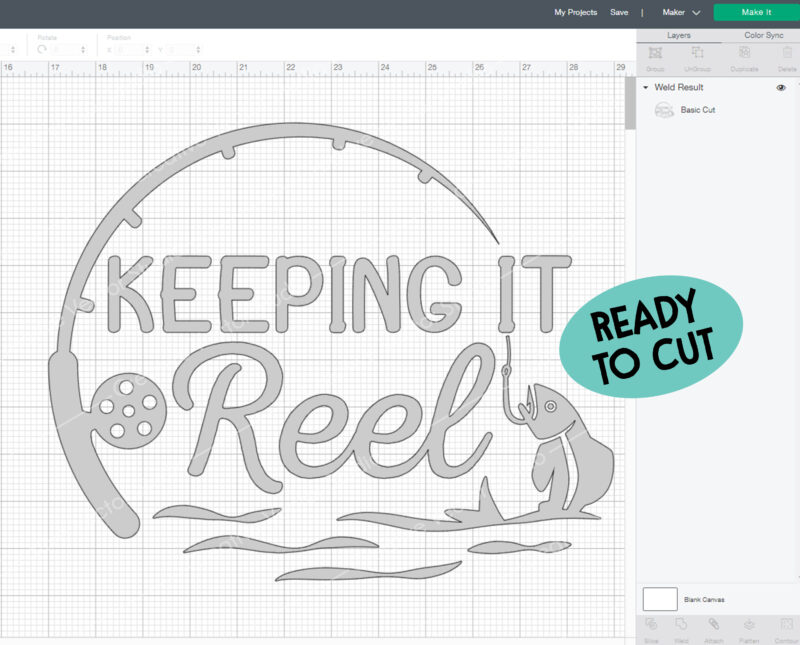 Keeping It Reel SVG for Cricut and Silhouette | Creative Vector Studio