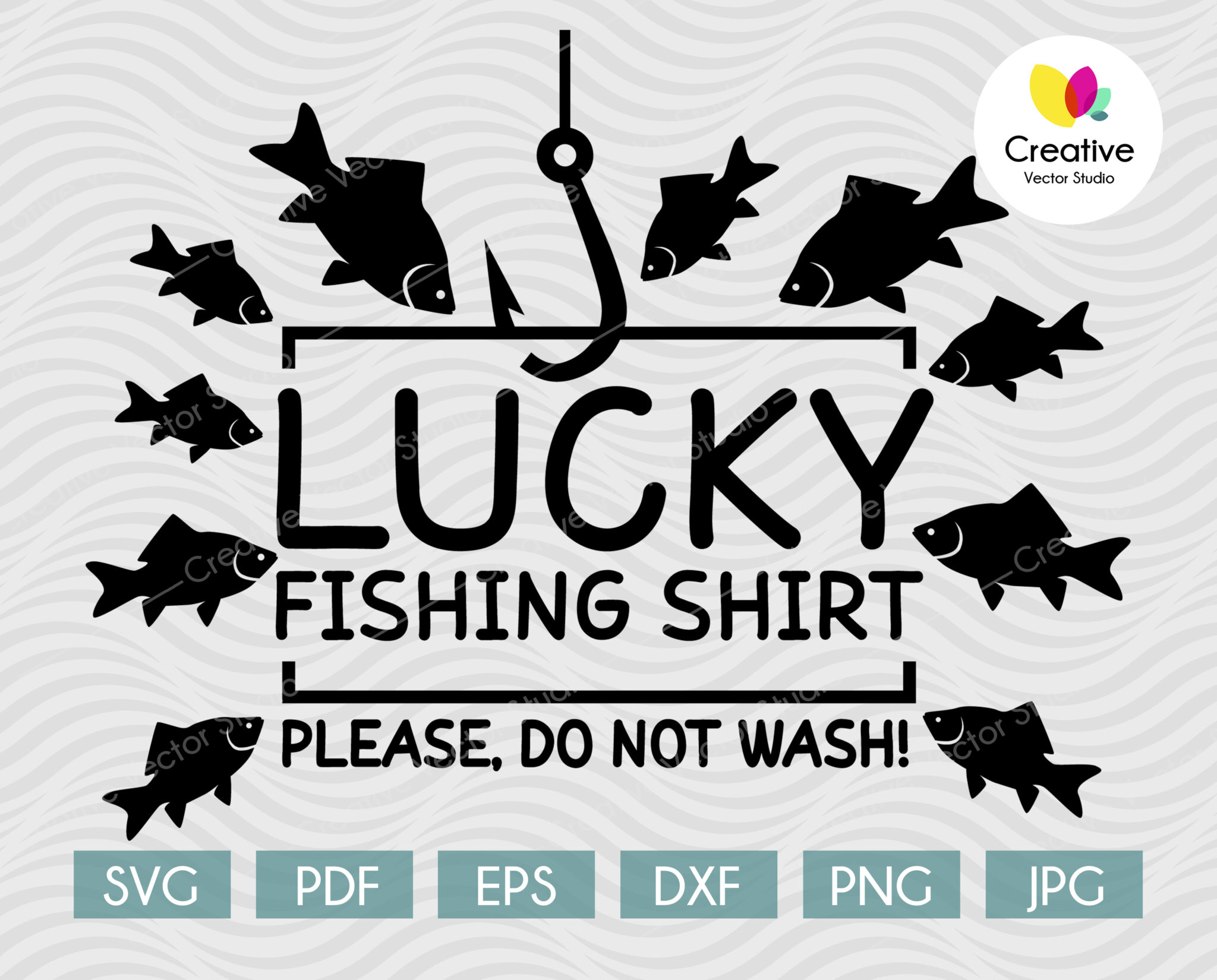 Download Lucky Fishing Shirt Please, Do Not Wash SVG | Creative ...