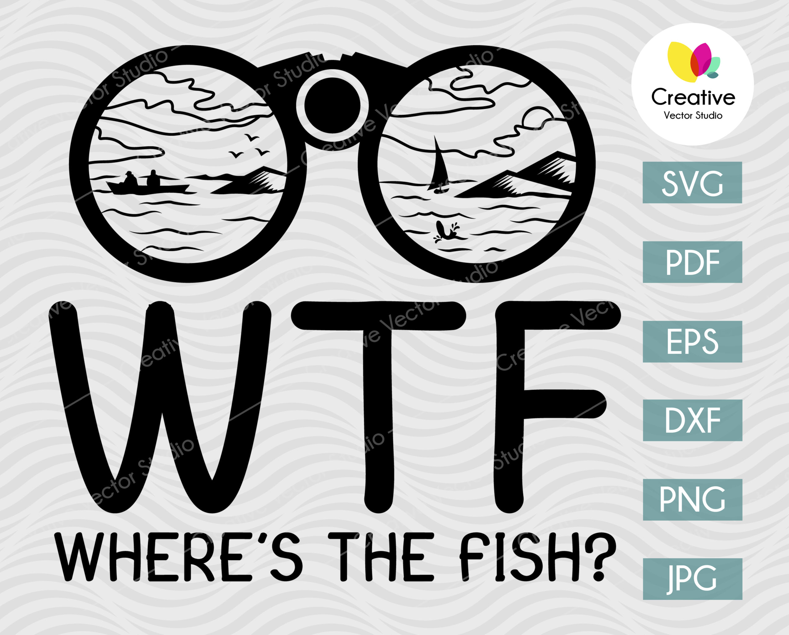 Download Wtf Where S The Fish Svg Creative Vector Studio