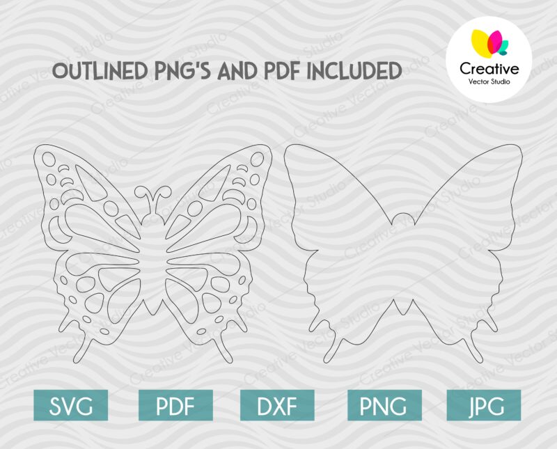 Butterfly svg cut files for Cricut, Silhouette