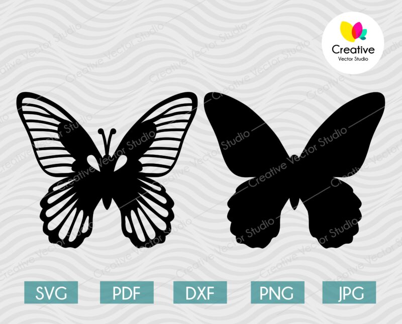 3D Paper Butterfly svg cutting files for Cricut, Silhouette