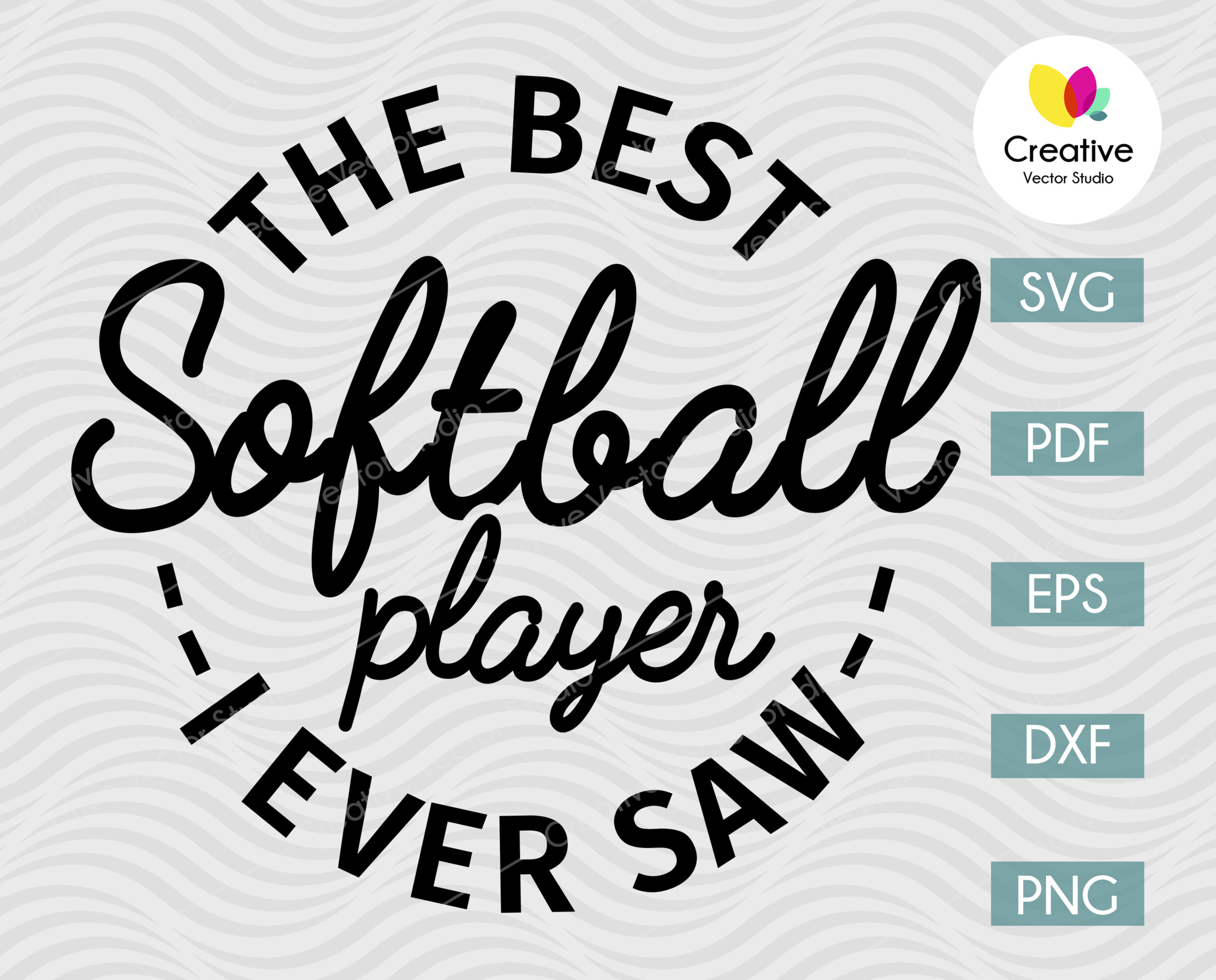 Softball Players Vector Digital Download Eps Pdf (Download Now) 