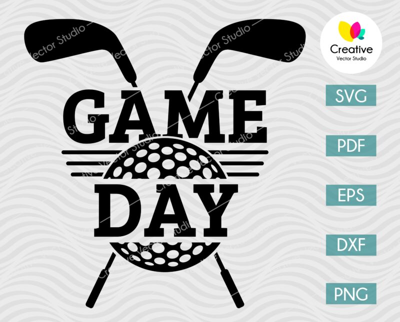 Golf Game Day SVG