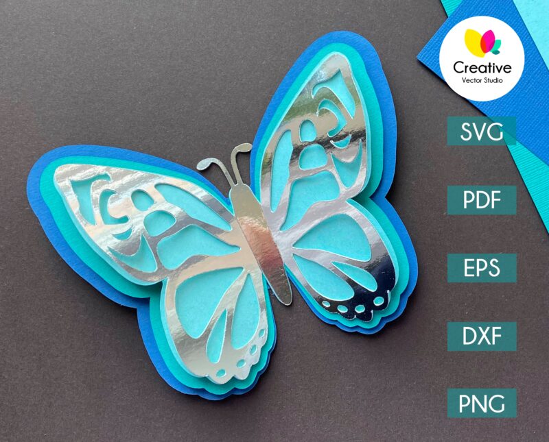 Butterfly SVG cutting template