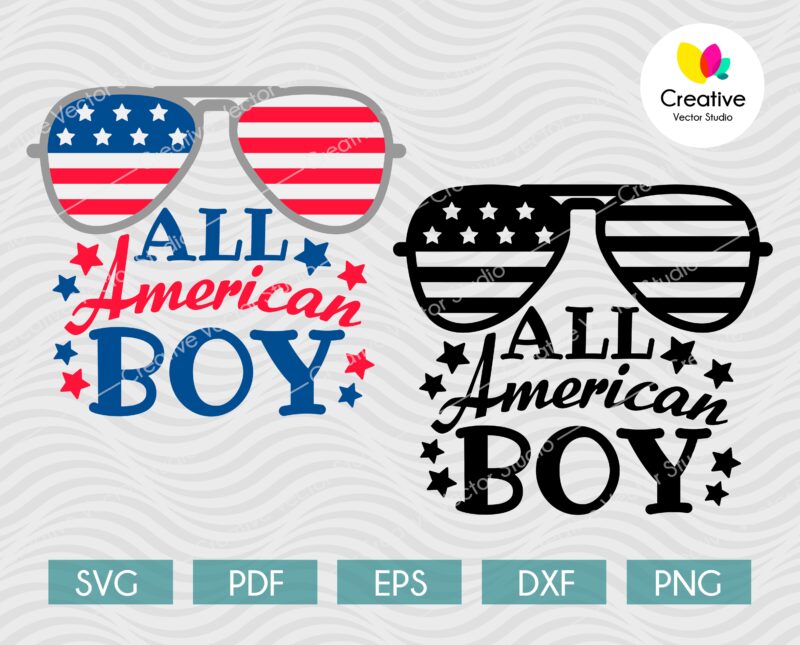 All American Boy SVG