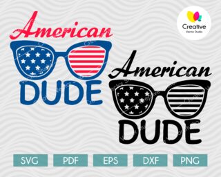 American Dude SVG