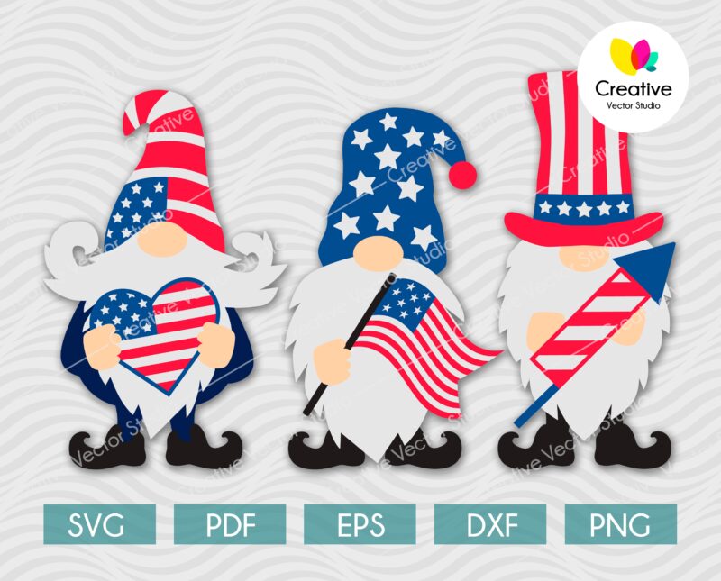 American Gnomes SVG