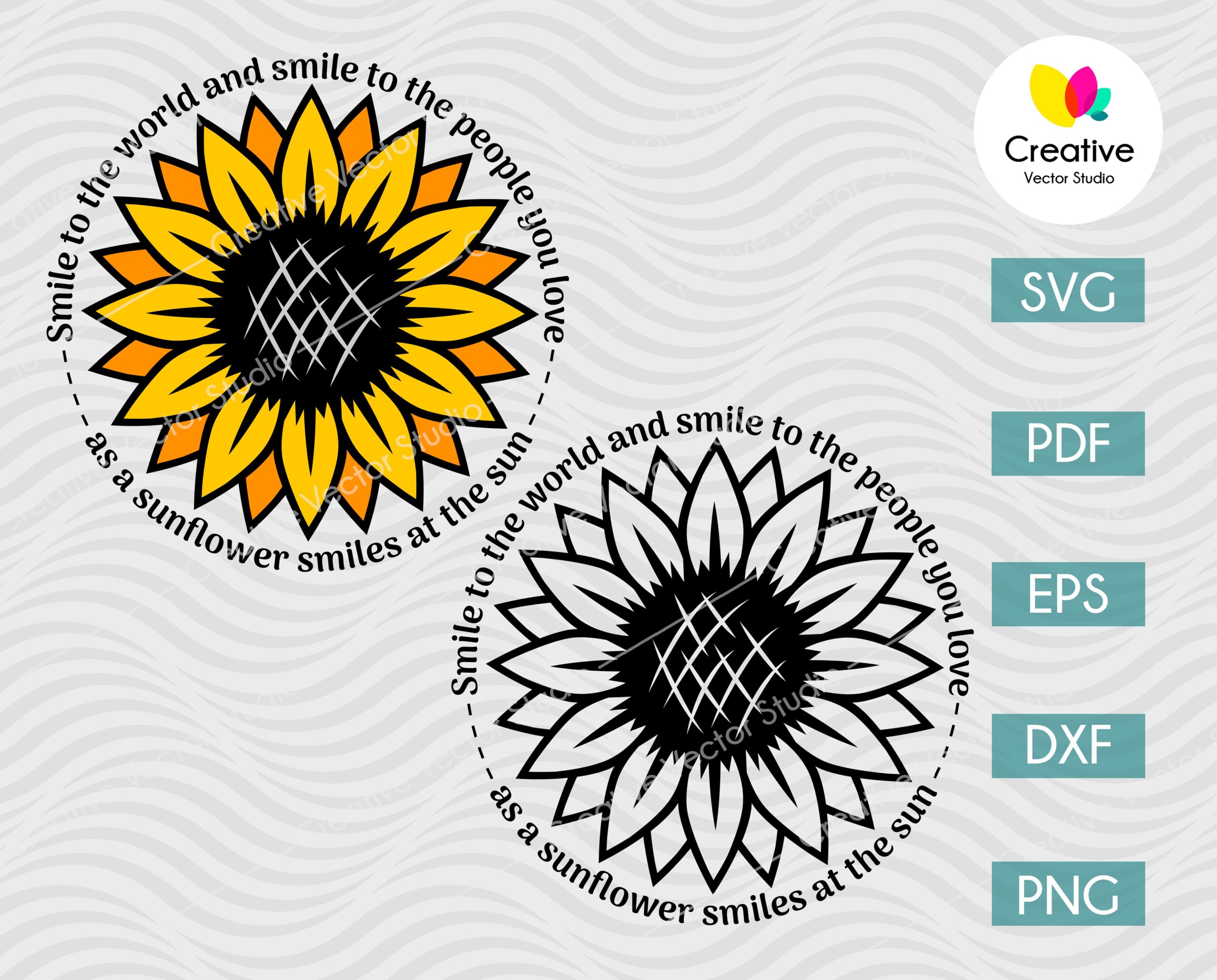 Free Free 189 Sunflower Quote Svg SVG PNG EPS DXF File