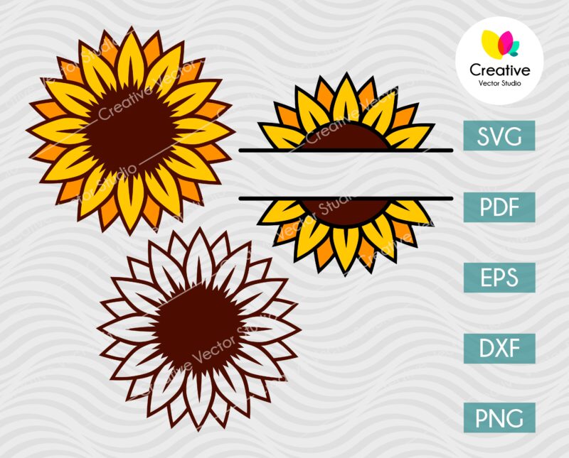 Sunflower SVG Cut Files