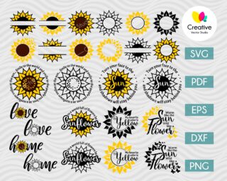 Sunflower SVG Bundle