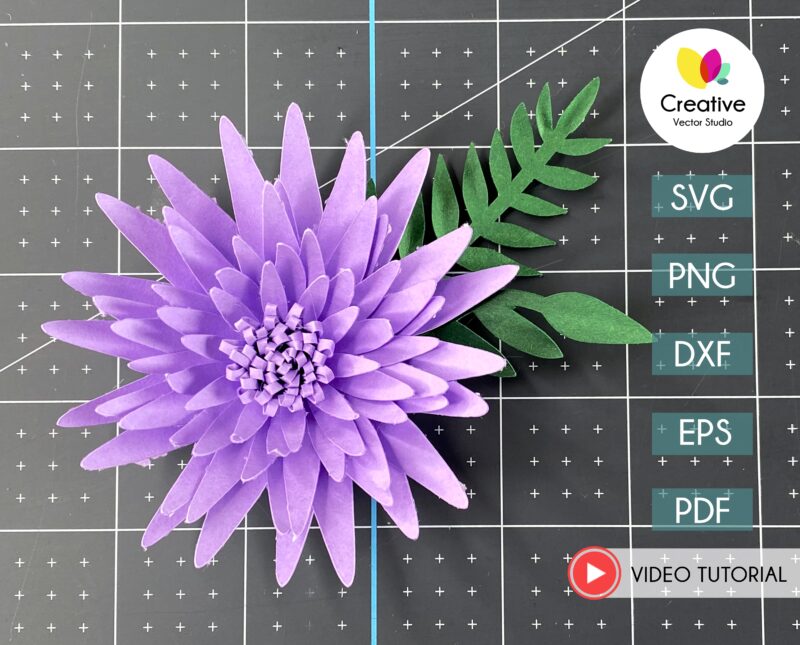 How To Make Paper Chrysanthemum Flower Easy Step By Step Tutorial