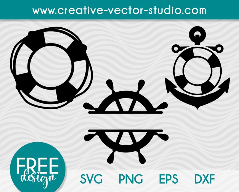 Free Anchor Monogram SVG