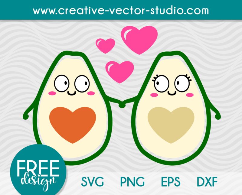 Love Avocadoes SVG
