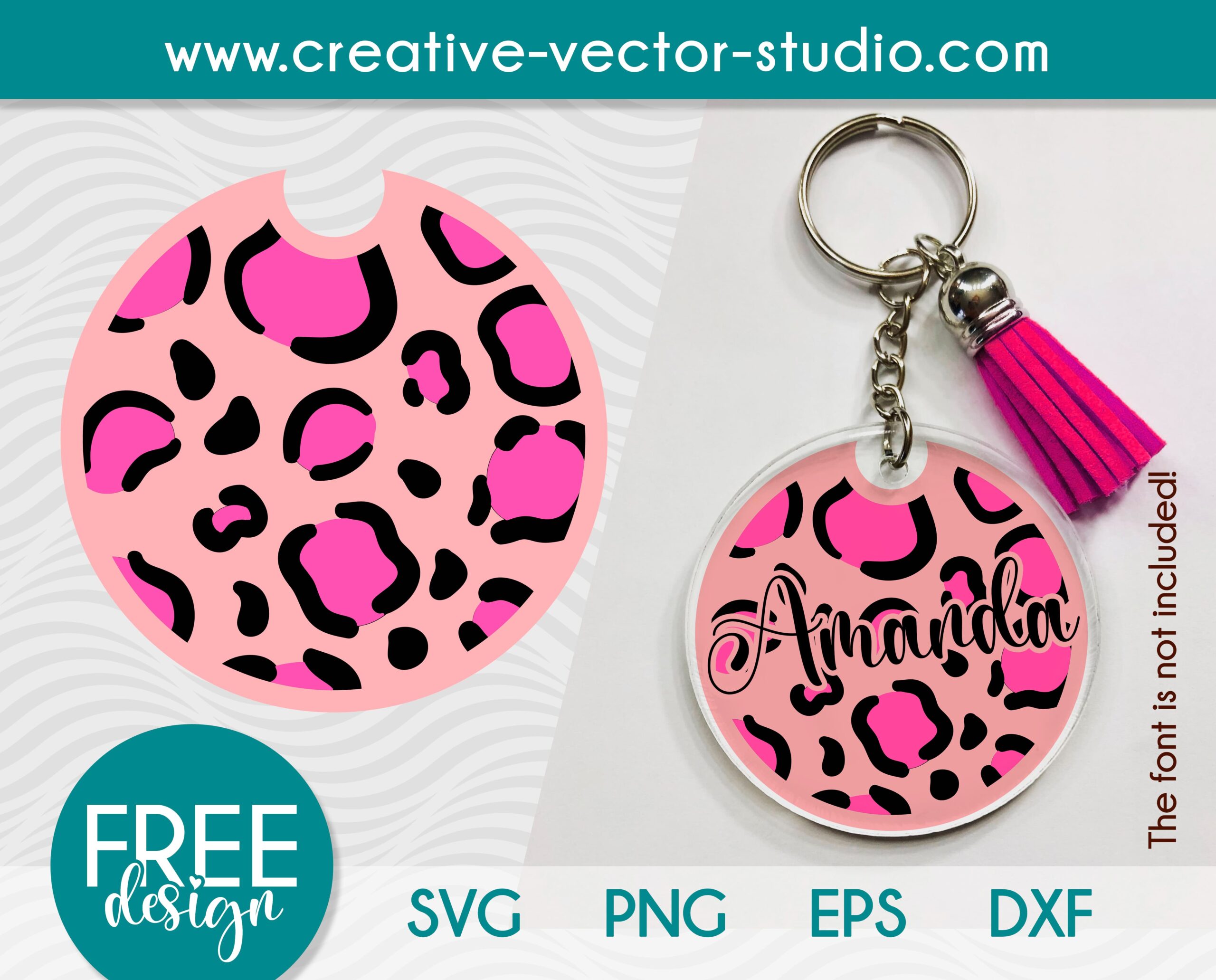 Download Free Leopard Skin Svg Keychain Pattern Creative Vector Studio