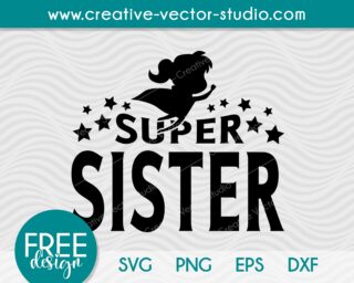 Free Super Sister SVG