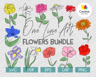 Free Free 104 Single Line Flower Svg SVG PNG EPS DXF File