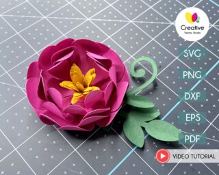 How To Make Paper Flower Easy Step By Step Tutorial #5