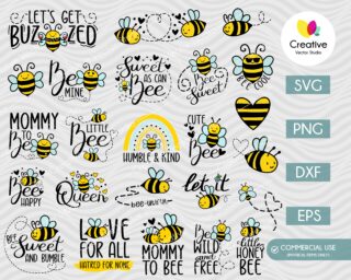 Bee Quotes SVG Bundle