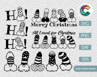 Christmas Dickheads SVG cut files