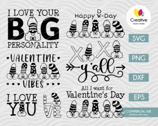 Valentines Dickheads SVG Bundle
