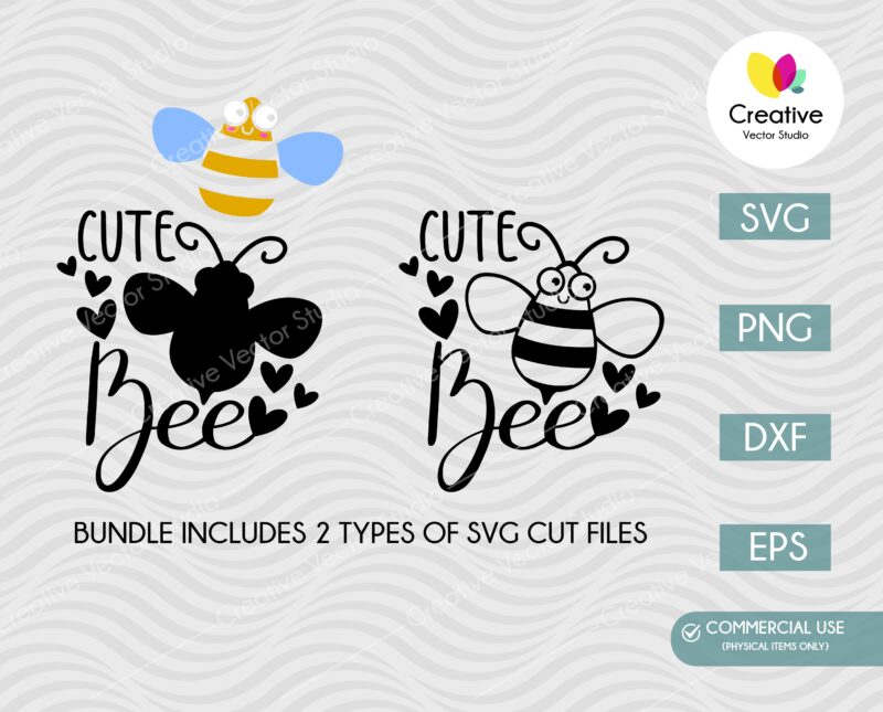 Bee svg cut file