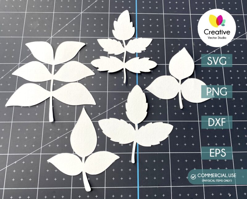 Paper Leaves SVG Bundle